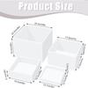 Caja de Exhibición Cuadrada de Acrílico Blanco Transfronteriza Soporte de Exhibición para Postres de Boda y Festividades Soporte de Exhibición de Acrílico para Joyería