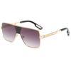 Gafas de sol con caja de metal 2226, protección solar UV400, para hombre, comercio exterior transfronterizo, Amazon, moda europea y americana.
