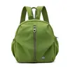 2026 Nueva Mochila Casual Ligera de Nylon de Gran Capacidad Mochila Escolar para Estudiantes para Mujeres Mochila de Viaje de Color Sólido