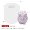 Molde de Silicona para Vela Aromática de Búho Wenxin DIY Hecho a Mano Animal Yeso Herramienta de Molienda Venta al por Mayor Molde de Pellizco DIY
