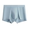 Roupa íntima masculina sem costura para outono e inverno, nylon escovado antiestático, boxer de cintura média, boxer masculino confortável e quente