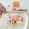 Pequeños Imanes de Nevera de Resina Lindos Decorativos Estilo Ins Colgante de Llavero de Resina para DIY Pasador Accesorio para el Cabello Lazo Cabeza de Animal