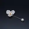 Broche Popular de Camélia e Rosa Estilo Coreano, Broche de Lapela de Pino Único, Broche de Flor em Esmalte, Venda por Atacado de Fabricante de Pins