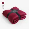 Manta Pequena Cobertor para Sesta no Escritório Cobertor de Perna Única Cobertor Portátil para Almoço de Inverno em Veludo Coral Cobertor para Ar Condicionado