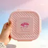 Lonchera de Plástico, Segura para Microondas, Caja Doméstica Compartimentada para Conservar Frescura, Lonchera de Grado Alimenticio para Trabajadores de Oficina, Caja Sellada