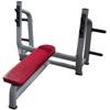 Banco Plano Comercial con Rack para Press de Banca Cama para Levantamiento de Pesas Equipo de Fitness Rack para Barra Gimnasio Banco Plano para Press de Banca Ajustable