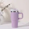 Copo com Alça Infantil 14oz Mais Vendido, Copo de Carro Portátil, Mini Copo de Carro Multicor com Canudo, Copo de Água Presente