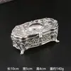 Soporte de estilo europeo, moderno y creativo, para bastoncillos de algodón, artículos para hotel y hogar, almacenamiento de joyas con cuentas doradas y blancas, cuentas para collares transfronterizas