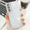 Capa para celular IMD com orifício fino galvanizado para Samsung S24ULTRA tendência A54 película para lente A55 padrão pena S24FE