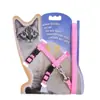 Cuerda de Tracción para Gato Mascota, Correa para Caminar Gato, Arnés Estilo Chaleco en Forma de I, Antiescape, Cadena Linda para Gato al por Mayor