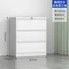 Gabinete de Acero para Archivos con Dos, Tres o Cuatro Cajones, Gabinete Metálico, Gabinete de Cajones, Gabinete de Archivo Colgante A4, Gabinete para Documentos con Cerradura, Gabinete Bajo