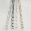 Anel de espiral de metal para encadernação em espiral de ferro para atacado 6,4-38mm anel de espiral metálico de bobina única para fichário