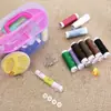 Kit de Costura para Uso Doméstico con Agujas, Agujas de Coser, Caja para Colchas, Agujas de Coser Hechas a Mano Tradicionales, Kit de Costura con Hilos Negros y Blancos para Uso Doméstico
