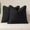 Nova Capa de Almofada Estilo Boho Moderno de Luxo Leve Almofada com Franja Almofada Capa para Almofada de Sofá B&B