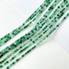 Cuentas redondas de cristal facetado de piedra natural de 2 mm, cuentas sueltas pequeñas de arroz, para pulseras, collares y pendientes, accesorios con cuentas.