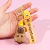 2025 Nuevo Llavero Colgante de Capibara Mochila Colgante Pequeño de Capibara Llavero de Peluche de Capibara