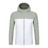 Chaqueta de Viaje al Aire Libre para Senderismo y Rastreo de Ríos UPF50+ de Seda de Hielo Transpirable para la Piel Ropa Ligera con Hilo Original para Protección Solar con Logo Impreso