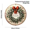 Colgantes Populares Navideños de Estilo Nórdico para Puerta Decoraciones de Pared Feliz Navidad Accesorios Festivos