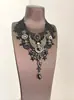 Colar de pérolas estilo heavy metal europeu e americano, estilo transfronteiriço, único e moderno, corrente de clavícula multicamadas para mulheres