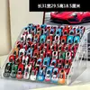 Envío Gratis 1:64 Caja de Almacenamiento Domeka Hot Wheels Modelo de Coche de Juguete de Aleación Soporte de Exhibición Transparente Caja de Almacenamiento