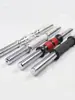 Barra de Mancuernas Electropulida de Hierro Sólido Universal Barra Corta Extensible Agujero Pequeño para Discos de Peso 50 cm Diámetro 2.5 Accesorios Tuerca de Tapa