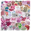 Una variedad de pegatinas retro y2g dulces geniales estilo Milenio chica kawaii graffiti equipaje Computadora pegatinas para teléfono móvil