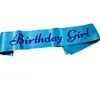En Stock Banda de Cumpleaños Banda para la Cumpleañera Banda Ceremonial Cinta de Cumpleaños Color Champaña