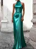 Vestido Estilo Retro Elegante Francés 2026 Nuevo Estilo de Primavera Vestido Asimétrico Plisado Vestido de Noche