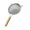Colador Fino de Malla 304 Tamiz Colador para Comida de Bebé Harina para Hornear Colador de Jugos Pantalla Filtro para Leche de Soya