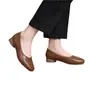 Zapatos de Salón Individuales Cómodos de Punta Cuadrada con Tacón Bajo y Boca Baja 2026 Nuevo Estilo Piel Suave Suela Blanda Zapatos de Mujer para Primavera y Verano Zapatos Retro de Madre