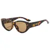 Gafas de Sol Ojo de Gato Estilo Coreano Espejo Perforado Protección UV para Mujer Adelgazantes Faciales Esenciales para Vacaciones