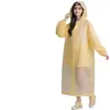 Capa de Chuva Externa de Peça Única Espessa para Adultos Não Descartável, Poncho Único Portátil à Prova de Chuva para Montanhismo e Viagem ao Ar Livre