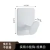 Gancho de Pared de Acero Inoxidable Sin Taladrar Gancho Único Puerta de Baño Gancho para Ropa Sin Rastro Gancho Fuerte Adhesivo para Colgar en la Pared Multifuncional