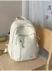 Nova Mochila Casual Lisa para Meninas, Mochila de Caminhada ao Ar Livre, Bolsa para Computador Multifuncional, Bolsa Feminina Repelente à Água