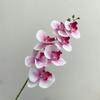 Pequeña y fresca impresión 3D de 7 cabezas, simulación de película avanzada, Phalaenopsis, luz de lujo, decoración para sala de estar, muebles para el hogar, flores falsas