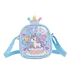 Monedero Infantil Transfronterizo Bolso de Lentejuelas Elegante Accesorio de Princesa PU Mochila Bolso Cruzado de Hombro para Niñas de Jardín de Infancia Moderno