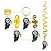 Peluca versión Q Festival de Fantasmas de Halloween trenza sucia colgante de aleación accesorios DIY de fantasma bruja calabaza murciélago lindos
