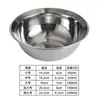 Tigela de Aço Inoxidável Estilo Coreano para Salada de Frutas, Tigela para Sopa de Macarrão Caracol, Tigela para Macarrão Instantâneo, Tigela Cônica Dourada, Tigela para Bater Ovos, Tigela de Ferro