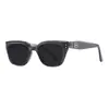 Gafas de Sol Ojo de Gato para Mujer, Estilo Retro de Gama Alta, Gafas que Adelgazan el Rostro, Mismo Estilo que Jennie, Estilo Callejero Europeo y Americano, Gafas Gm de Moda
