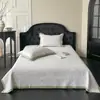 Nueva Colcha de Modal Tencel de Doble Cara Juego de Tres Piezas Verano Enfriamiento Hoja de Fibra de Lyocell Sábana para Cama Tatami