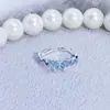 Anel Aberto Flor Borboleta Azul Marinho Esmaltado Gota de Óleo Elegante e Doce, Acessório de Nicho Elegante de Alto Padrão para Melhor Amiga