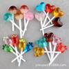 Accesorios de resina de piruleta de amor, comida y juego, casa de muñecas de caramelo, tienda de conveniencia, supermercado, crema, pegamento, funda de teléfono, material
