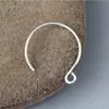 Gancho para Oreja de Plata de Ley S925 Pendientes Largos Elegantes Versátiles Japoneses y Coreanos Pendiente para Mujer Pendientes Pequeños Aro Pendientes de Hilo de Plata