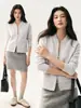 Estilo minimalista de alta qualidade: Coleção de outono de 2026, novo cardigã feminino de cashmere com gola alta, design de zíper duplo, perfeito como camada externa