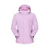 Chaqueta de Montañismo Tres en Uno de Color Sólido para Hombres y Mujeres, Forro Polar Desmontable, Cortavientos, Impermeable, Chaqueta para Senderismo al Aire Libre
