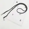 Bolso cruzado de un solo hombro versátil con cadena, bolso de moda para mujer, correa de cadena de cuero, correa de cordón para teléfono, correa de repuesto para bolso, accesorios de hardware