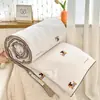 Colcha de Verano Refrigerante de Gasa de Doble Capa de Algodón y Lino Lavado Clase A, Colcha de Verano para Aire Acondicionado con Caja de Regalo, Colcha de Regalo Promocional