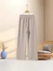 Calça da mamãe, coleção de outono, cintura elástica, calça pantalona, novo estilo 2026, calça reta outono/inverno, calça estilosa e casual para mulheres de meia-idade e idosas