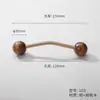 Alça de latão Novo estilo antigo chinês porta de armário guarda-roupa sapateira móveis estilo minimalista francês nogueira alça longa