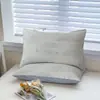 Funda de almohada de jacquard de algodón puro Paquete doble Funda de almohada 100% algodón 48x74cm Persona individual Paquete individual Funda protectora para núcleo de almohada Estilo nuevo